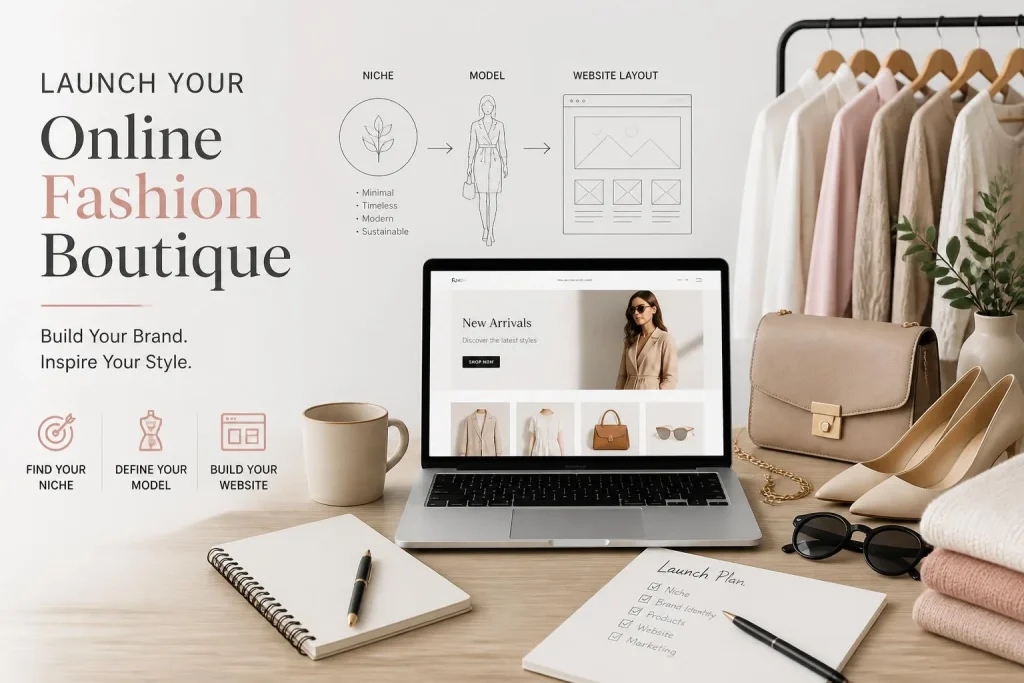 Boutique de mode en ligne : choisir sa niche, son modèle et son site