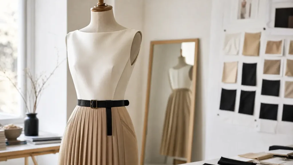 Robe bi matière : l’effet deux-pièces qui affine la silhouette et simplifie l’achat
