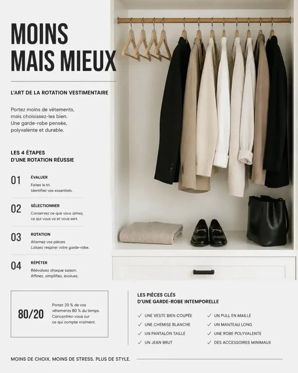 Concept de location de vêtements pour une garde-robe durable et organisée