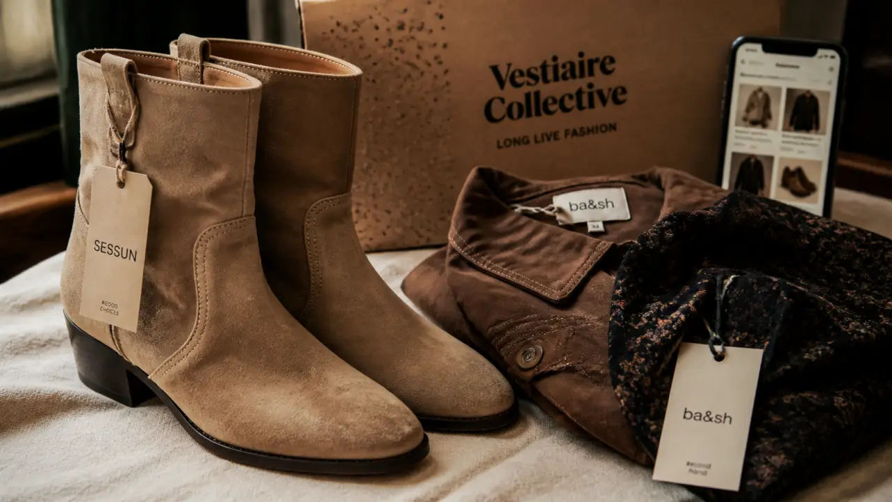 Isabel marant seconde main : boots en daim beige, pièces vintage pliées