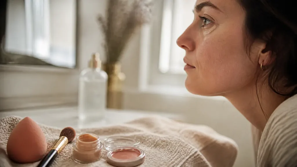 Maquillage léger naturel : 3 minutes, 4 zones et les gestes qui changent tout