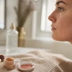 Maquillage leger naturel en 4 zones : blush crème et correcteur, finition naturelle