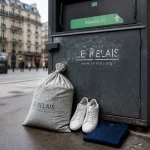 Recyclage textile paris : dépôt en borne près du trottoir