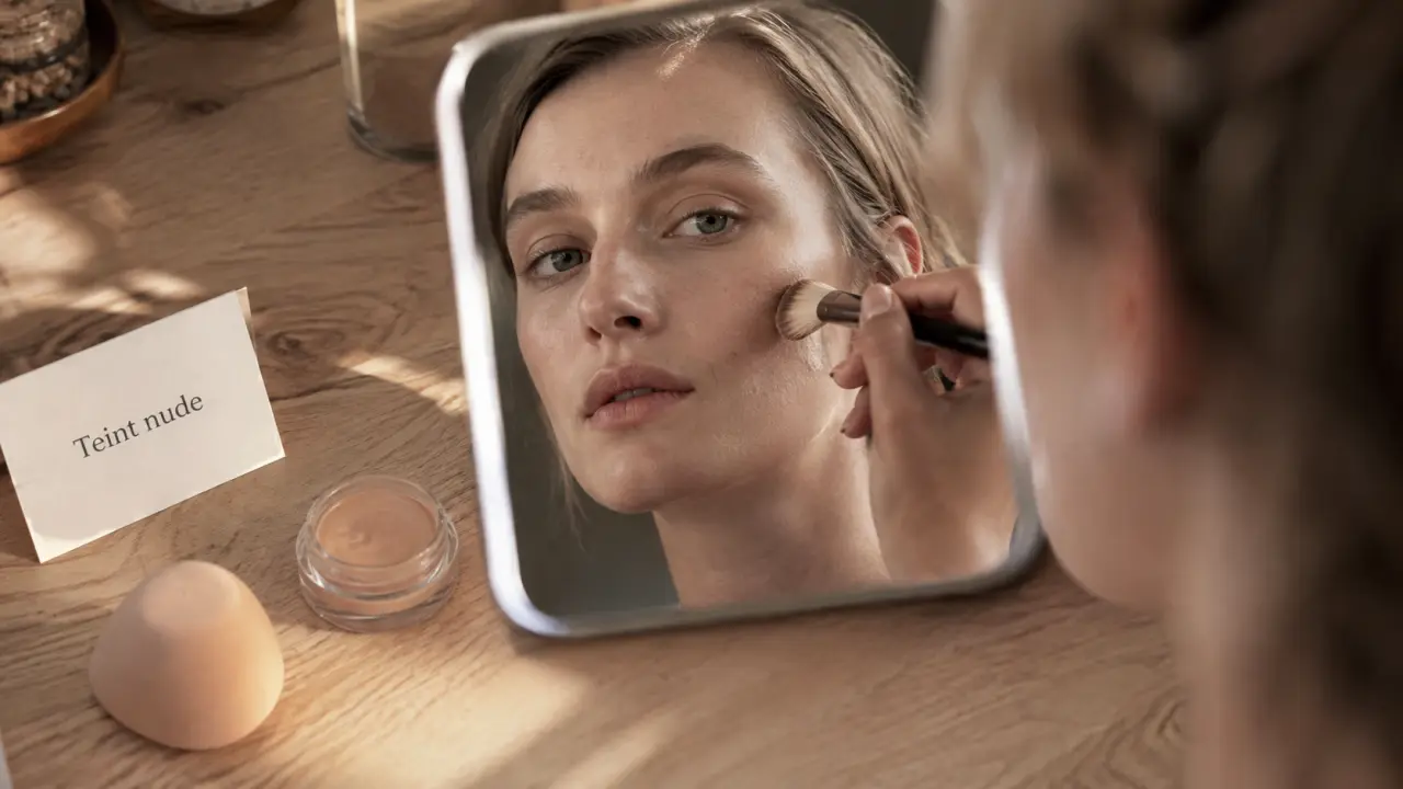 Comment faire un maquillage naturel : teint nude léger, yeux nude, sans effet masque