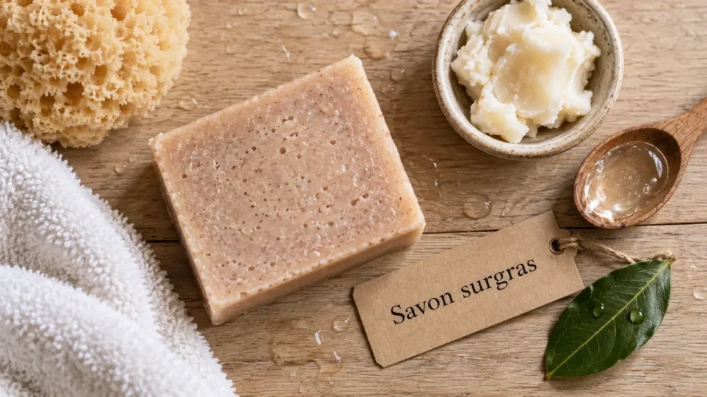 Savon surgras : une formule plus douce pour les peaux qui tirent après la douche