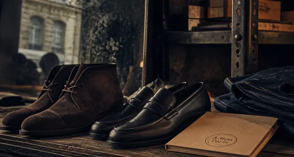 Chaussures Adieu Paris : choisir entre bottines, mocassins et cuir pour un style affirmé