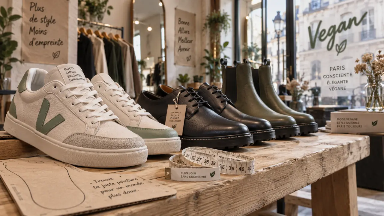 Chaussures vegan paris : baskets et derbies en boutique
