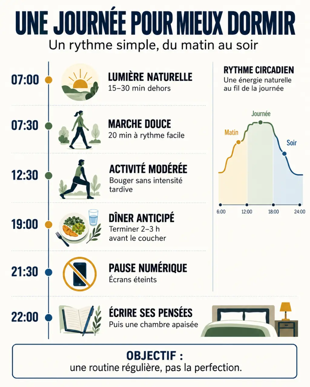 7 routines bien-être simples et responsables organisées sur le rythme d’une journée