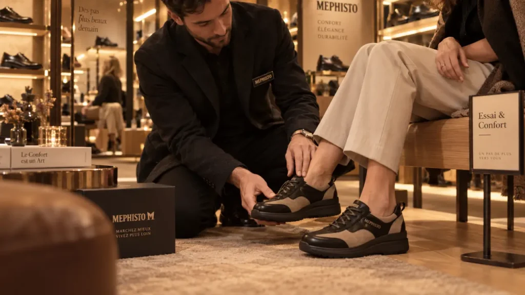 Mephisto à Paris : 300 m², plus de 5 000 paires et des tailles du 35 au 50