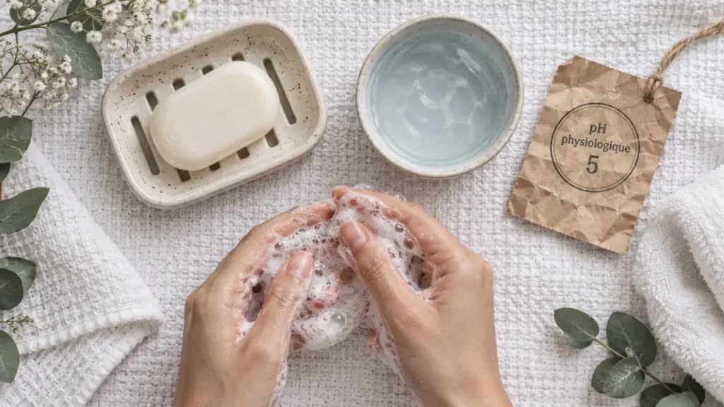 Savon intime solide : choisissez un soin sans parfum au pH adapté
